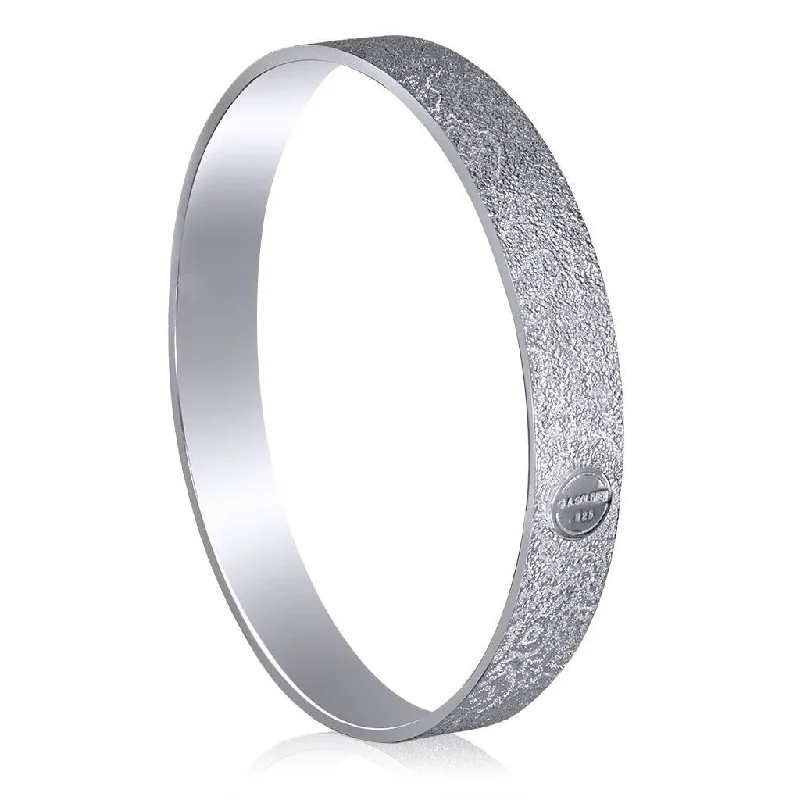 Silver Cora Bangle Bracelet