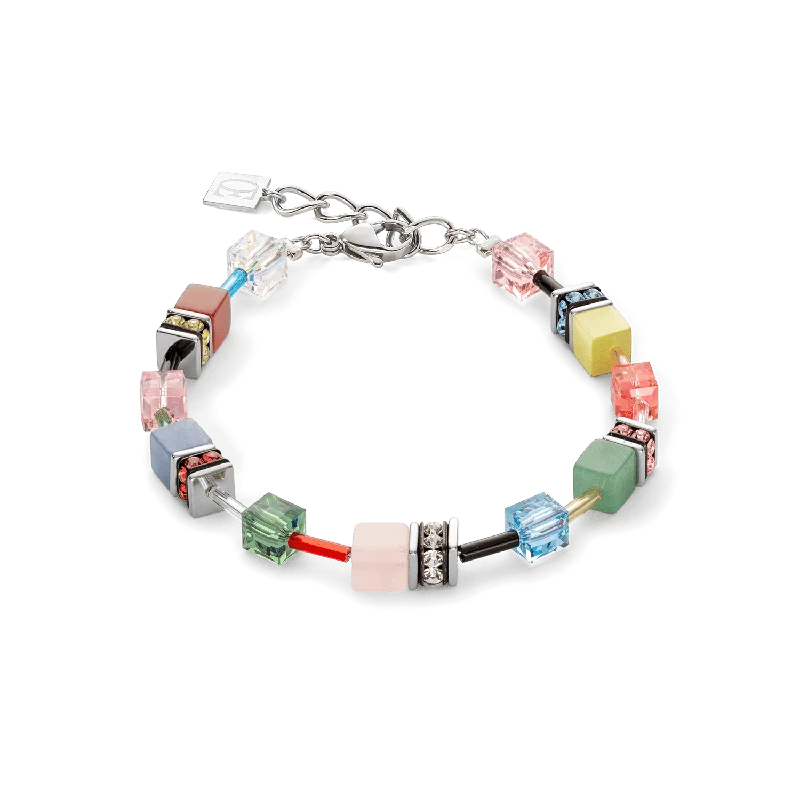 Coeur De Lion GeoCUBE® Iconic Precious Bracelet Multicolour Delight