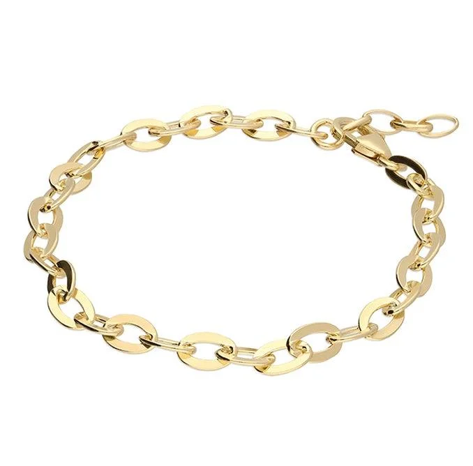 Oval Links Bracelet - 24ct Gold Vermeil