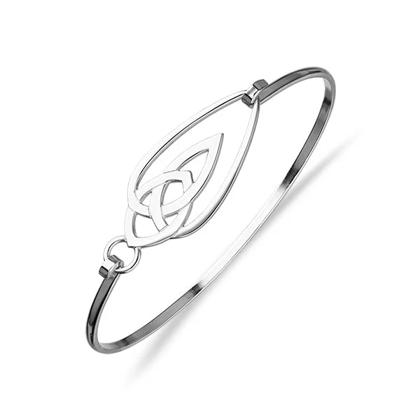 Celtic Silver Bangle BG176