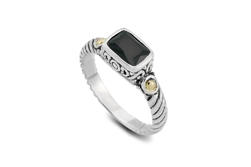 Topaz rings-Gede Ring- Onyx