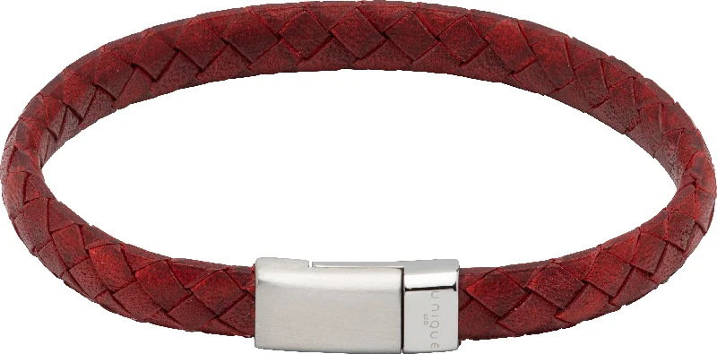 Unique & Co Anti Red Leather Bracelet