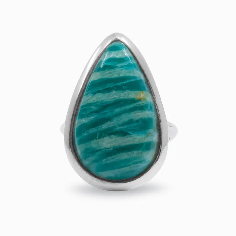 Topaz stone rings-Amazonite Ring