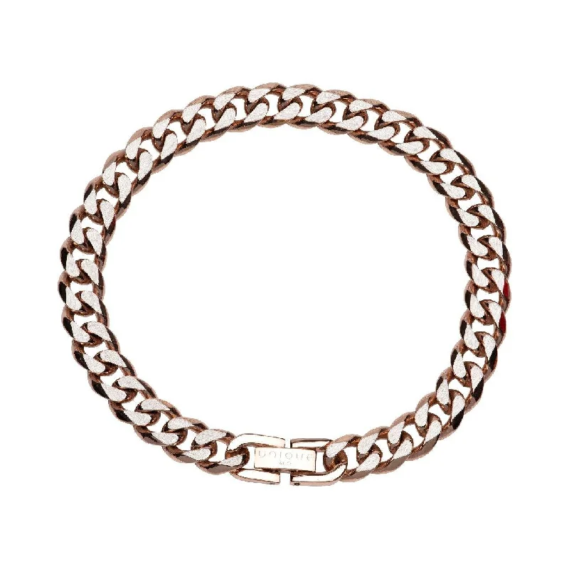 Unique & Co Rose Gold Curb Bracelet