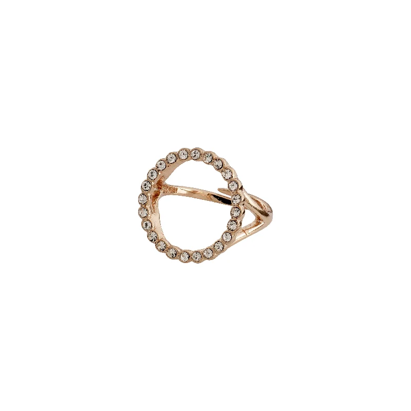 Tide shape rings-MALIN ring rosegold-plated