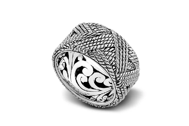 Light filigree rings-Sano Ring