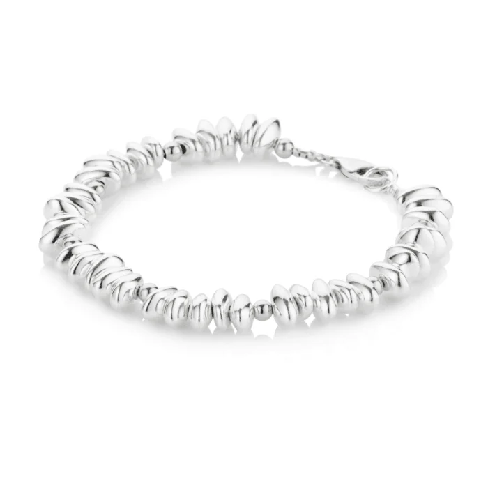 Lavan Sterling Silver Pebble Bracelet