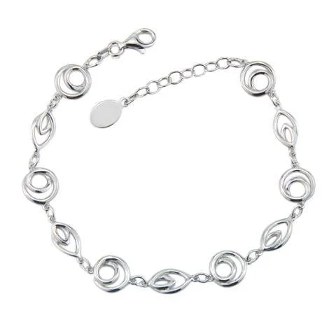 Sterling Silver Multi Element Bracelet