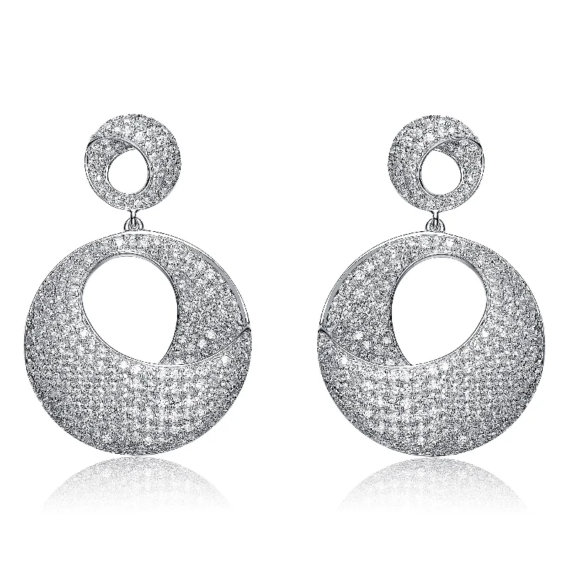 Half moon earrings-Noémie Overlap Circle Earrings