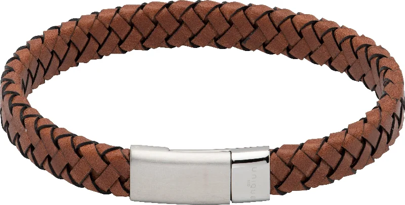 Unique & Co Antique Brown Leather Bracelet