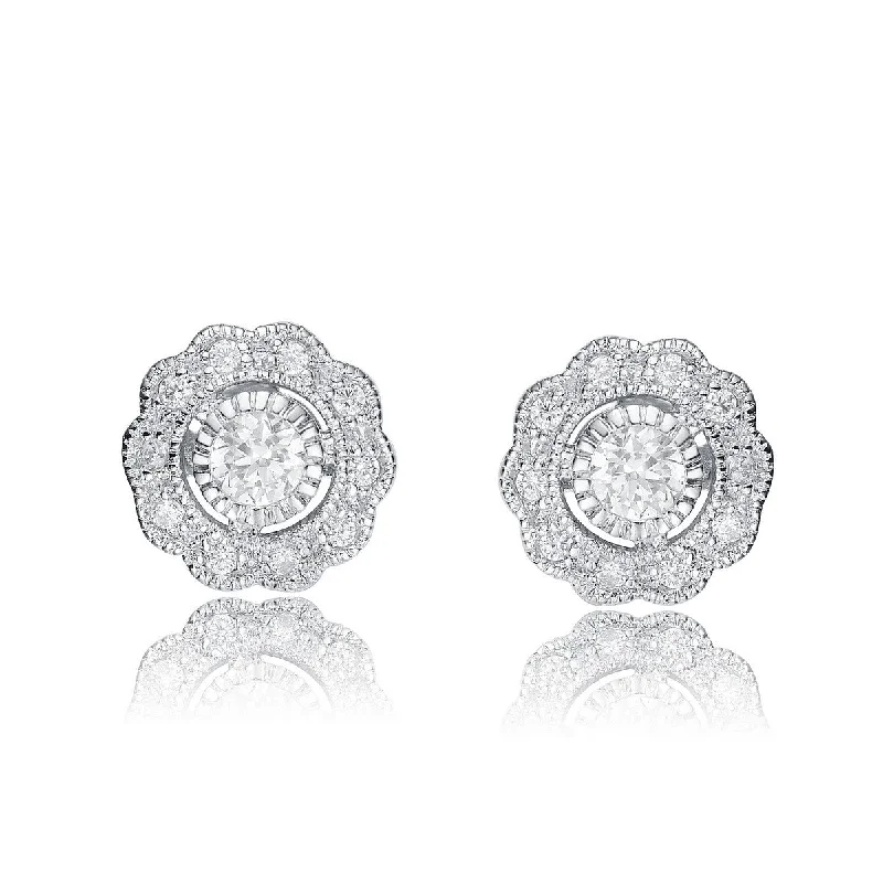 Bead weave earrings-Chloé Classic Flower Stud Earrings