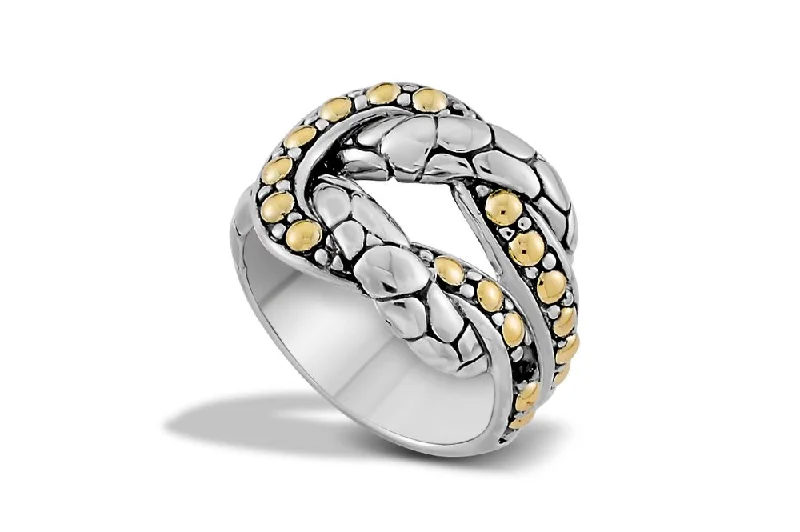 Braided motif rings-Nila Ring