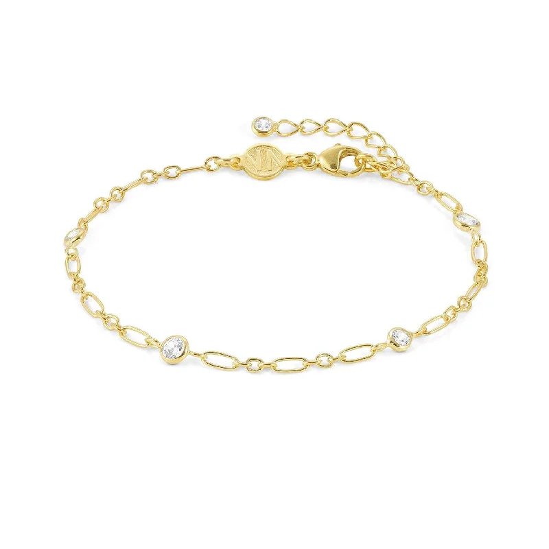 Nomination Gold Plated Bella Figaro Chain Bracelet