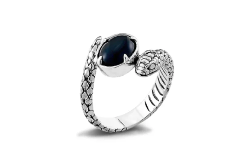 Smooth design rings-Banua Ring- Onyx