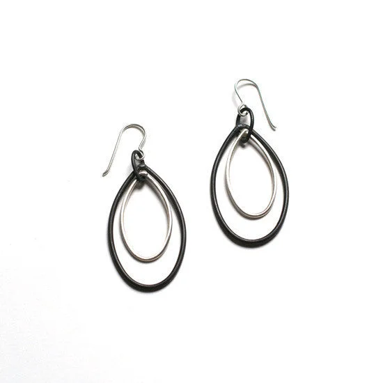 Swirl shape earrings-Nellie earrings