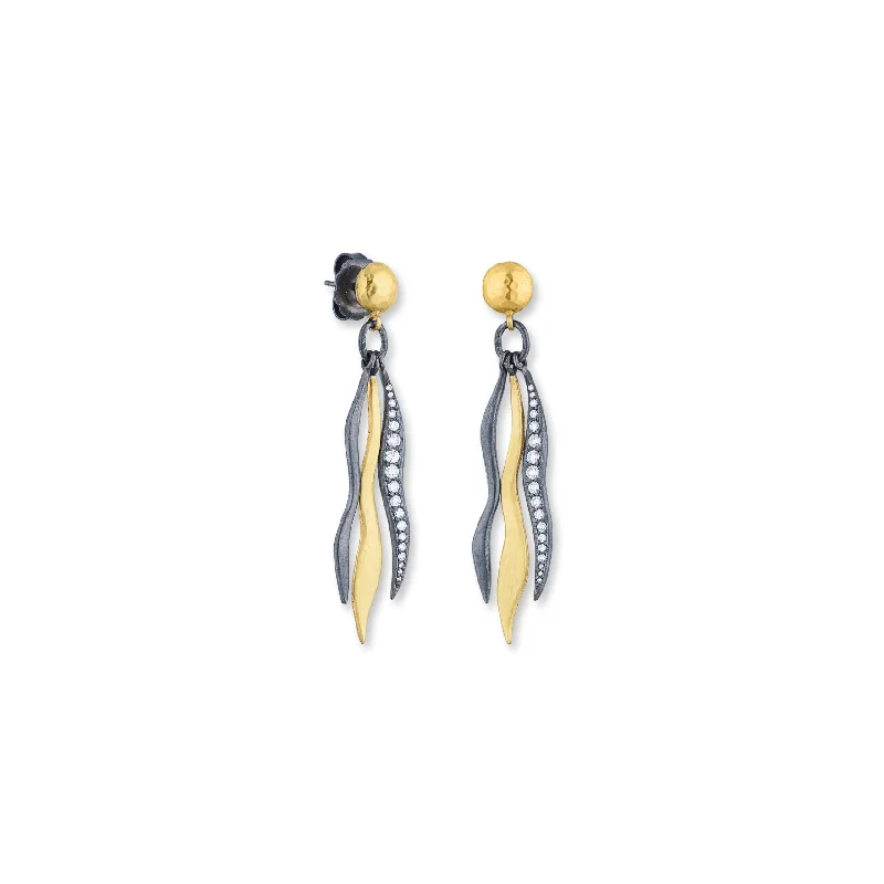 Reef knot earrings-Lika Behar "KELLER" Earring