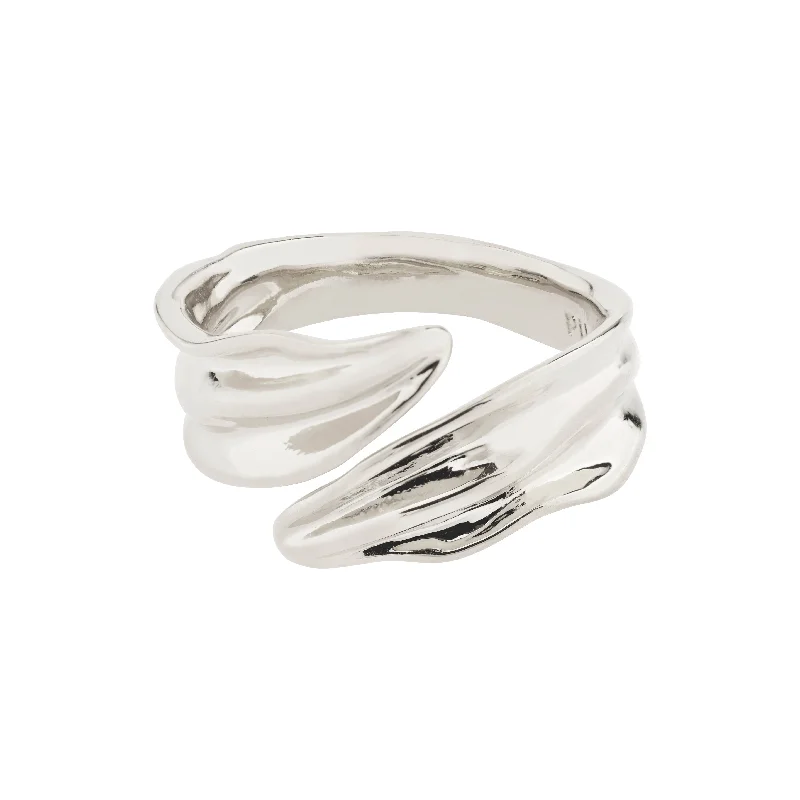 Vintage vow rings-ELISSA ring silver-plated