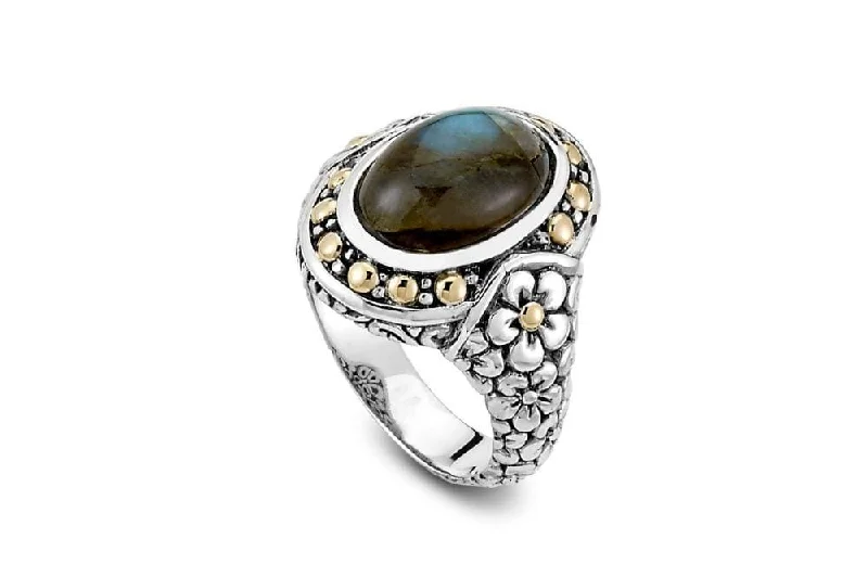 Wide geometric rings-Ijen Ring- Labradorite