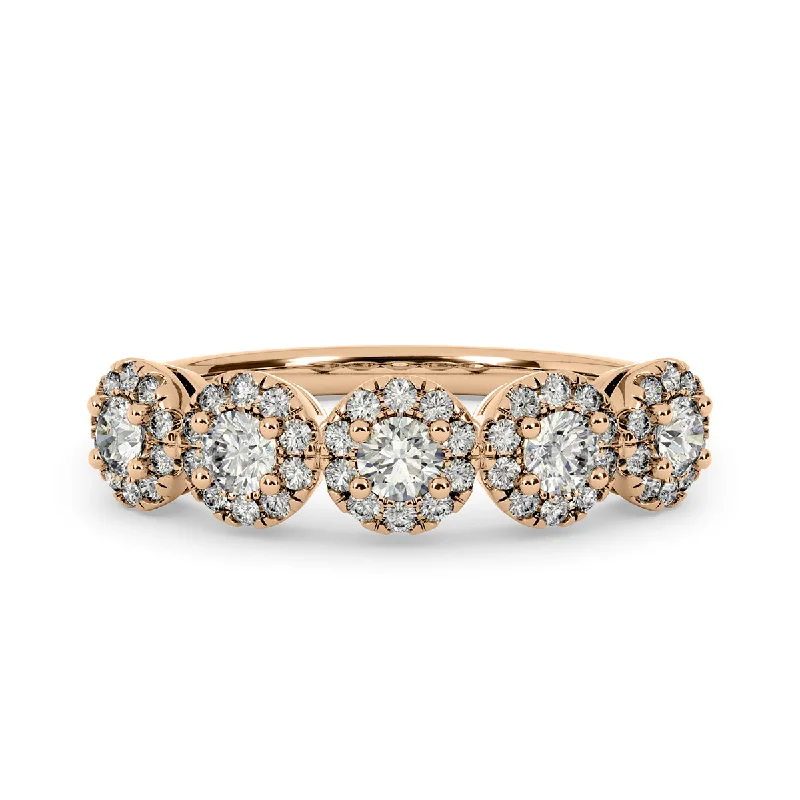 Crystal-twisted engagement rings-Diamond Ring