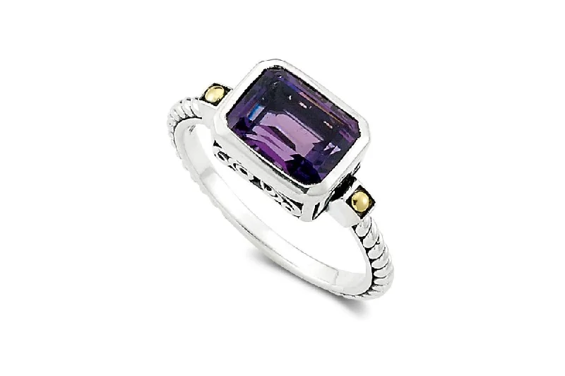 Astro theme rings-Eirini Ring- Amethyst