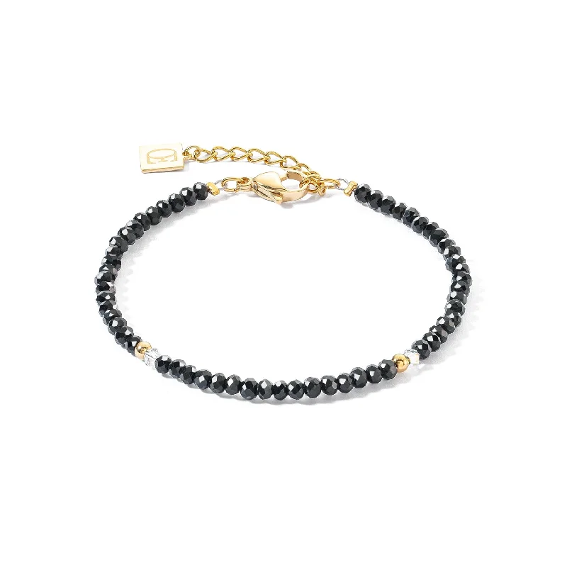 Coeur De Lion Little Twinkle Gold Black Bracelet