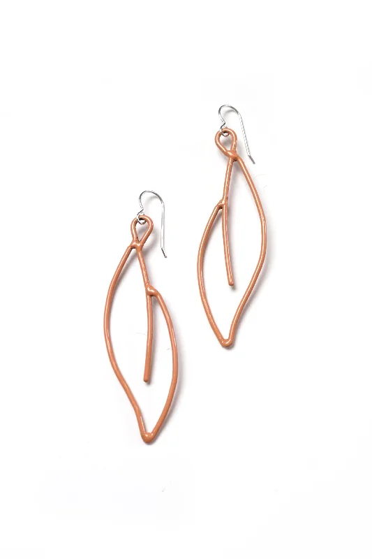 Dainty gem earrings-Verdoyante Earrings in Dusty Rose