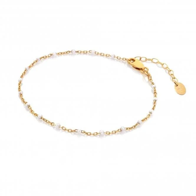 Hot Diamonds Gold and White Ocean Bracelet