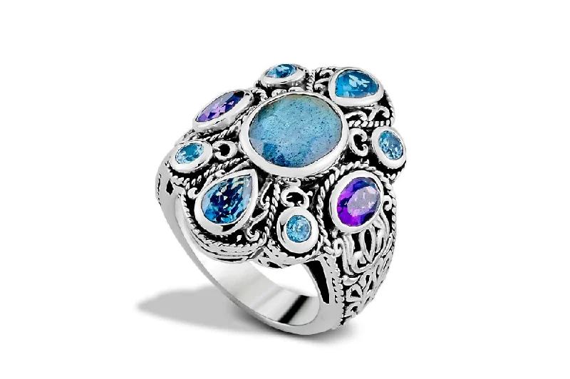 Polished bead rings-Tondano Ring