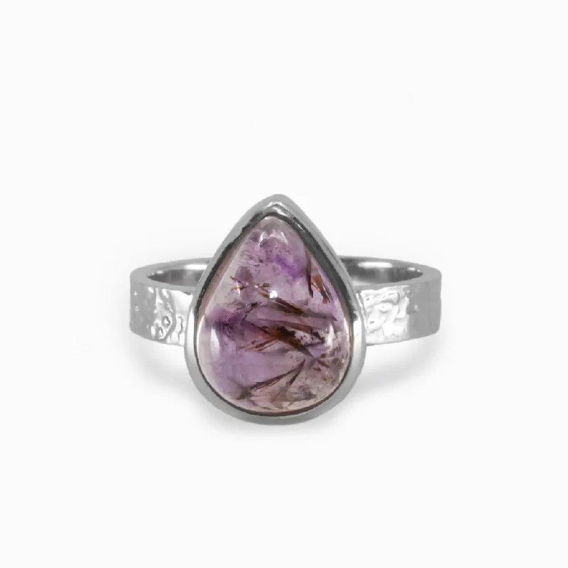 Curved shank rings-Auralite 23 Ring