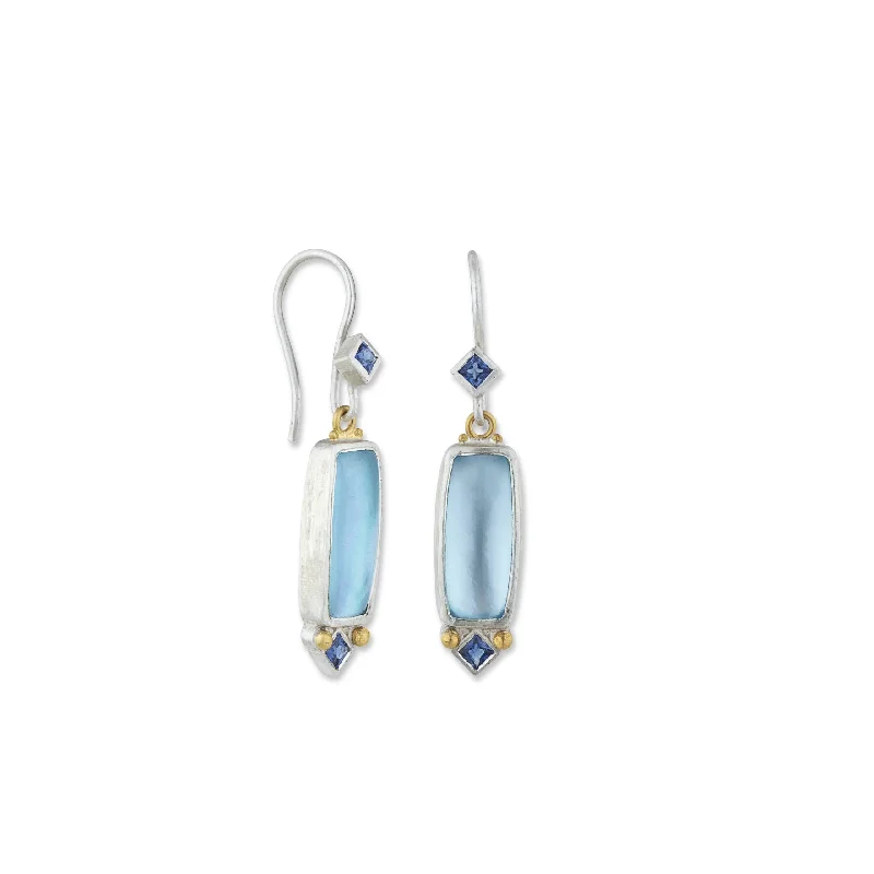 Baroque pearl earrings-Lika Behar "Dive-In" Earrings