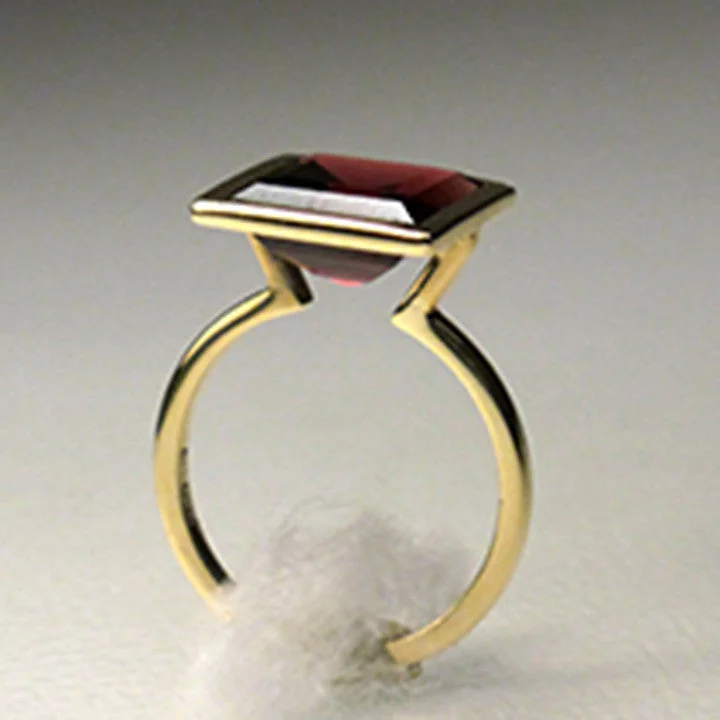 Surf inlay rings-Solitaire Ring